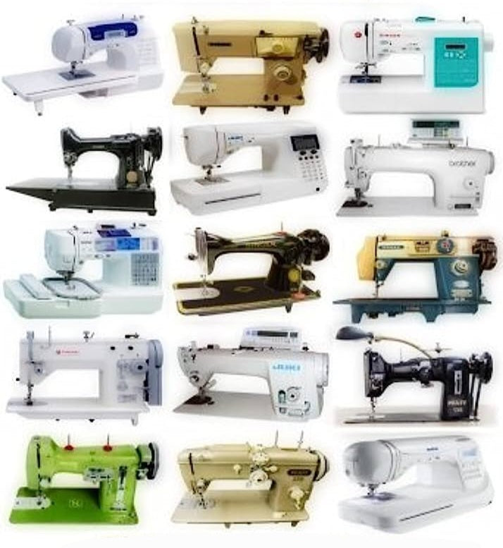 What are different types of sewing machines and what is each machine good at doing?