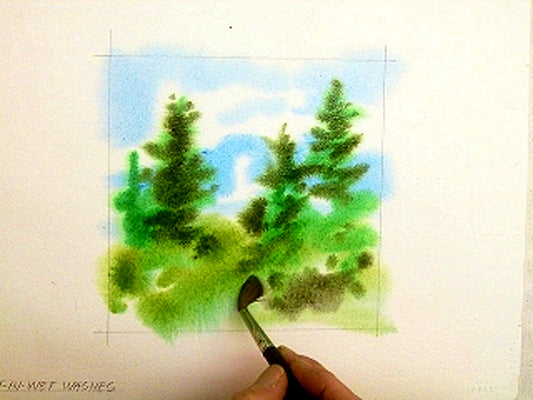 Wet-on-wet, or alla prima (Italian, meaning at first attempt), direct painting or au premier coup, is a painting technique in which layers of wet paint are applied to previously administered layers of wet paint.