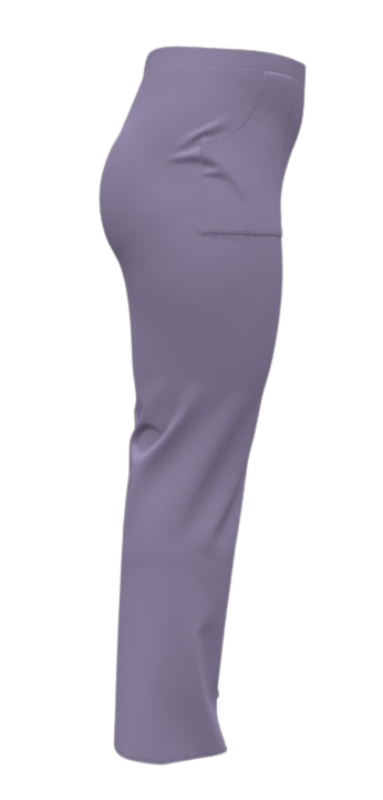 Bootcut Pants With Patch Pockets - Sewing Class And PDF Pattern - Good For Projecting and Printing