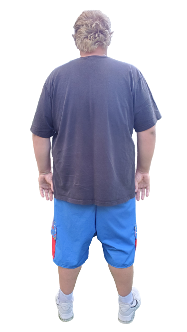 Shorts With Elastic Draw String Waistband And Two Side Pockets