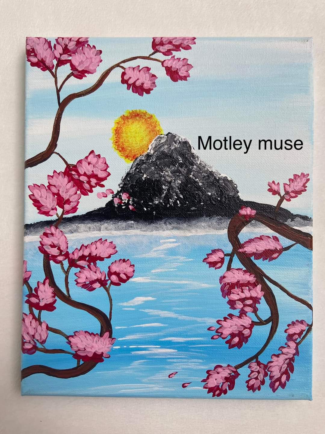Volcano Painting