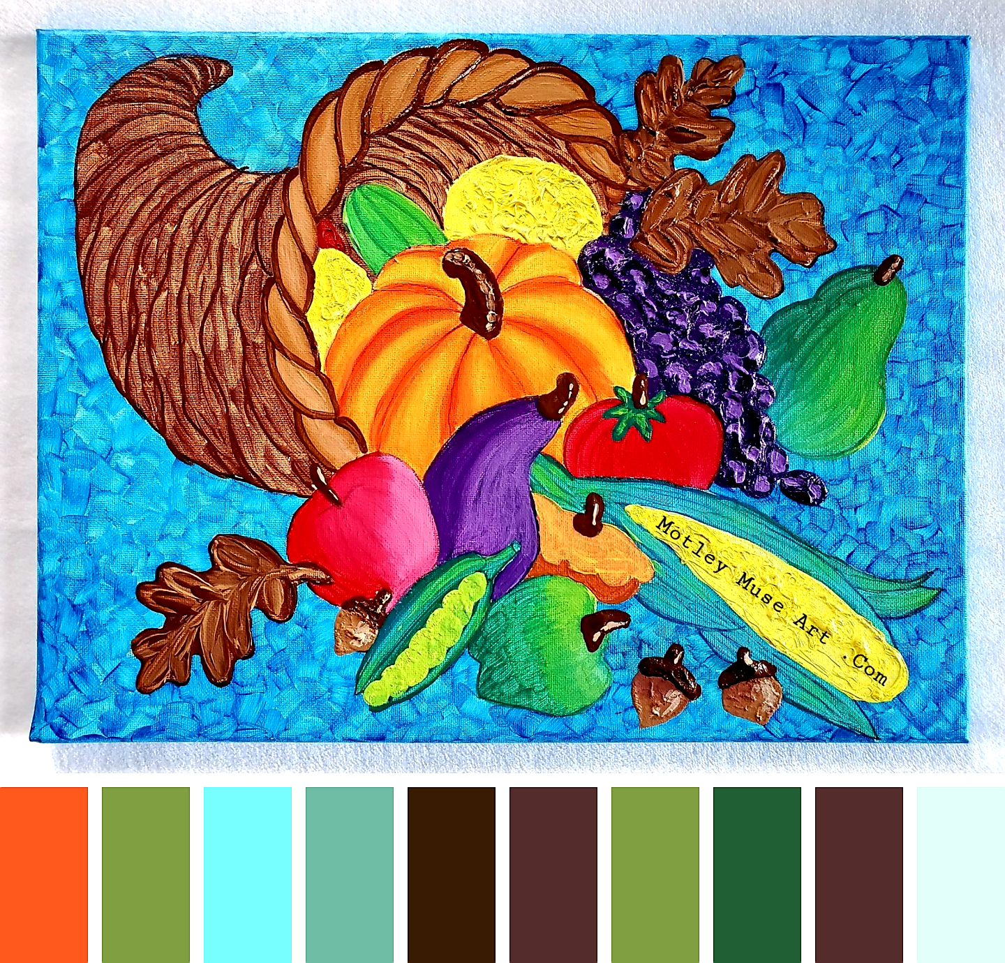 Cornecopia Painting Class How To Paint Easy Paint And Sip Acrylic Art