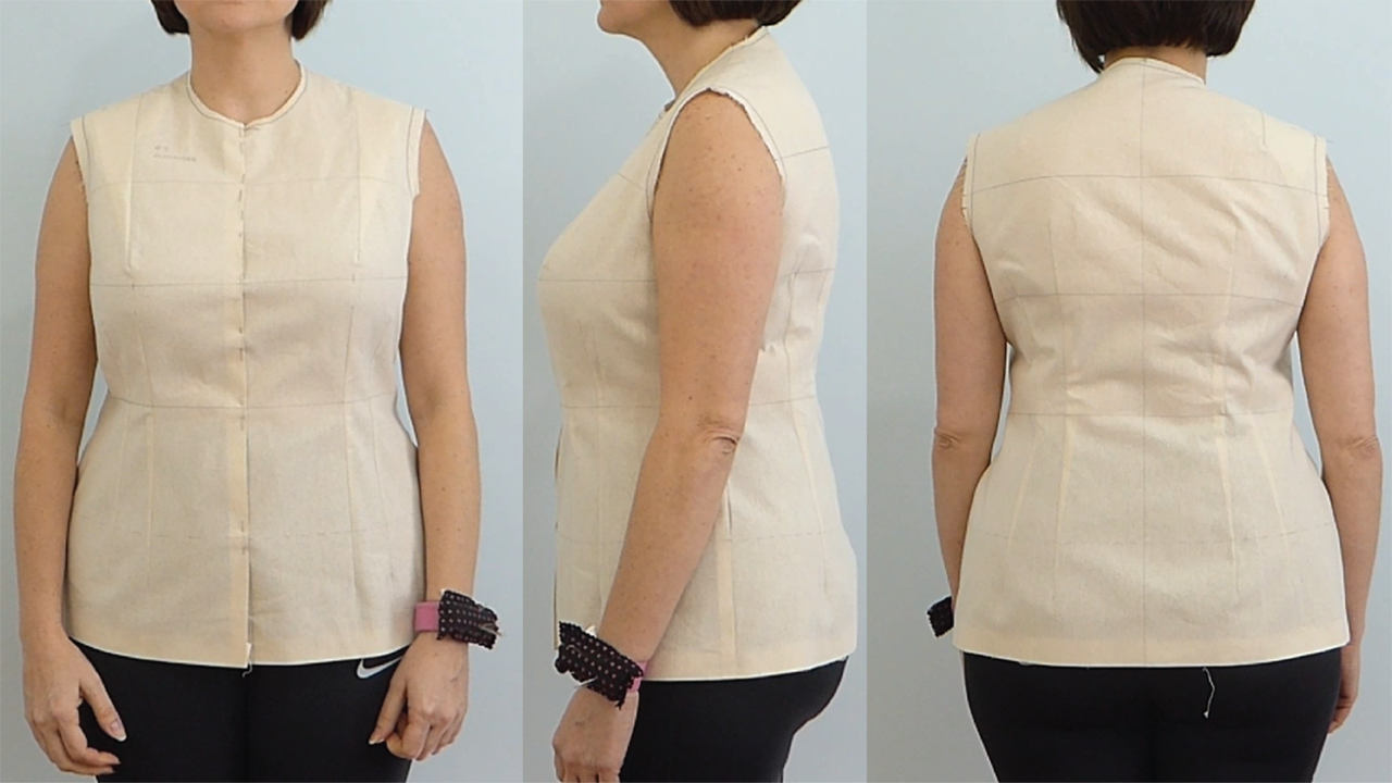 How to Sew Together Block Slopers to Test Fit Before Designing