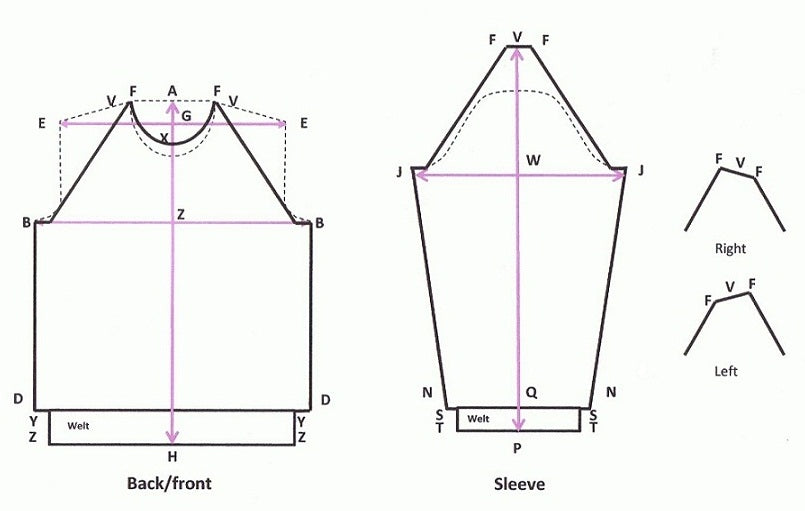 Adjusting Kimono and Raglan Sleeves