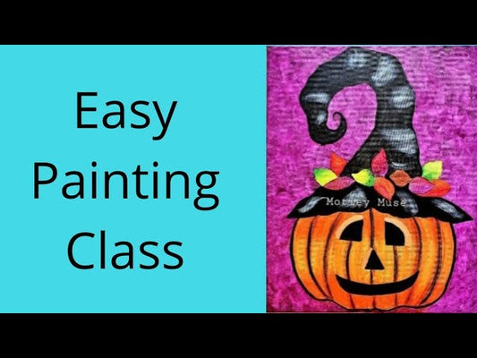 How to paint a pumpkin