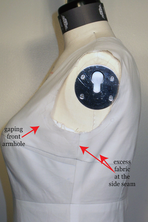 How to Fix Armhole Fit Problems: Bulging at the Back, Round Shoulders, and Bulging at the Front