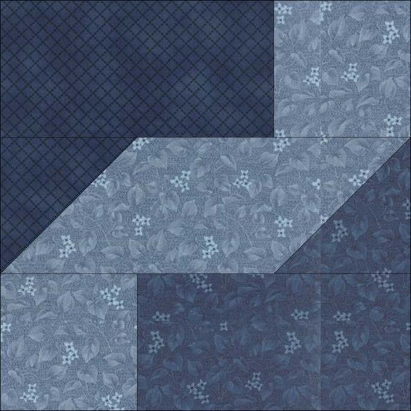 Attic Window quilt block pattern — a step-by-step quilting tutorial creating a 3D window effect with frame, sash, and background fabrics