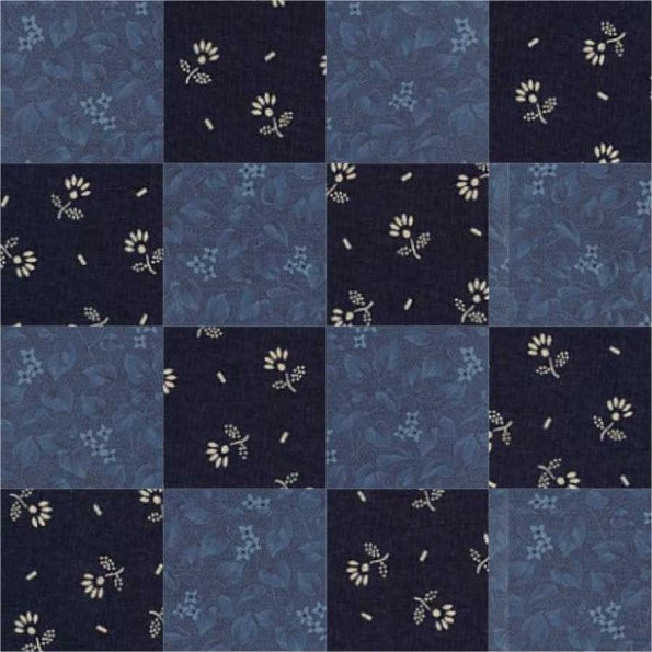 Checkerboard quilt block pattern — a step-by-step quilting tutorial using alternating squares of two contrasting fabrics to create a classic grid design