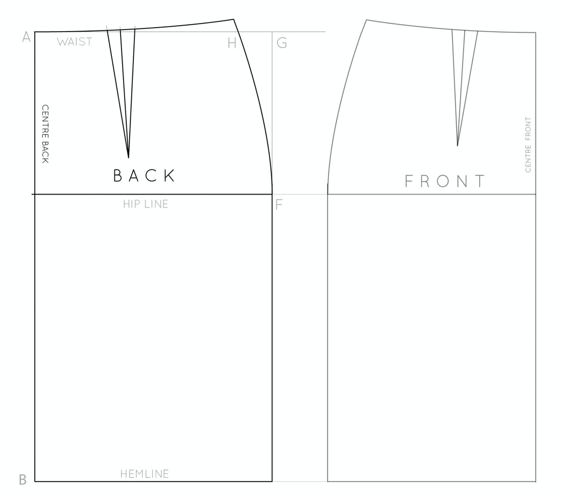 Drafting a Skirt Pattern for Woven and Knit Fabrics