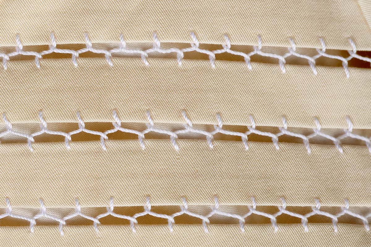 Faggoting Stitches in Clothing