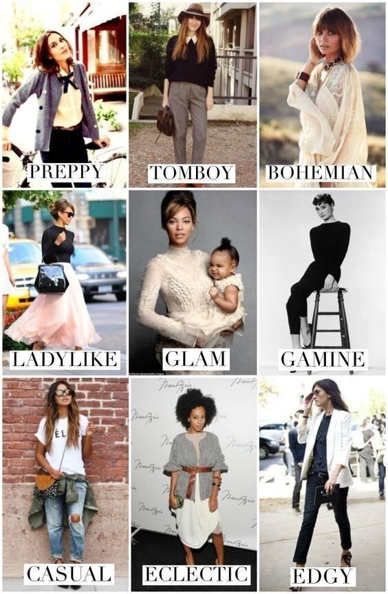 What are different fashion styles?