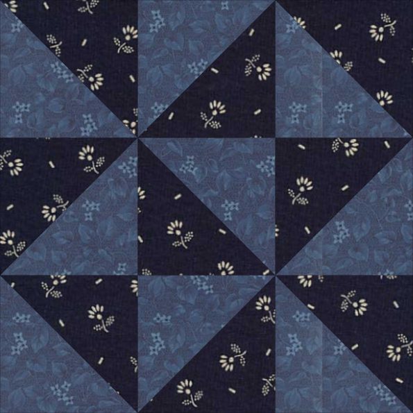 Half square triangle arrangement quilt block pattern — a step-by-step HST quilting tutorial from Motley Muse