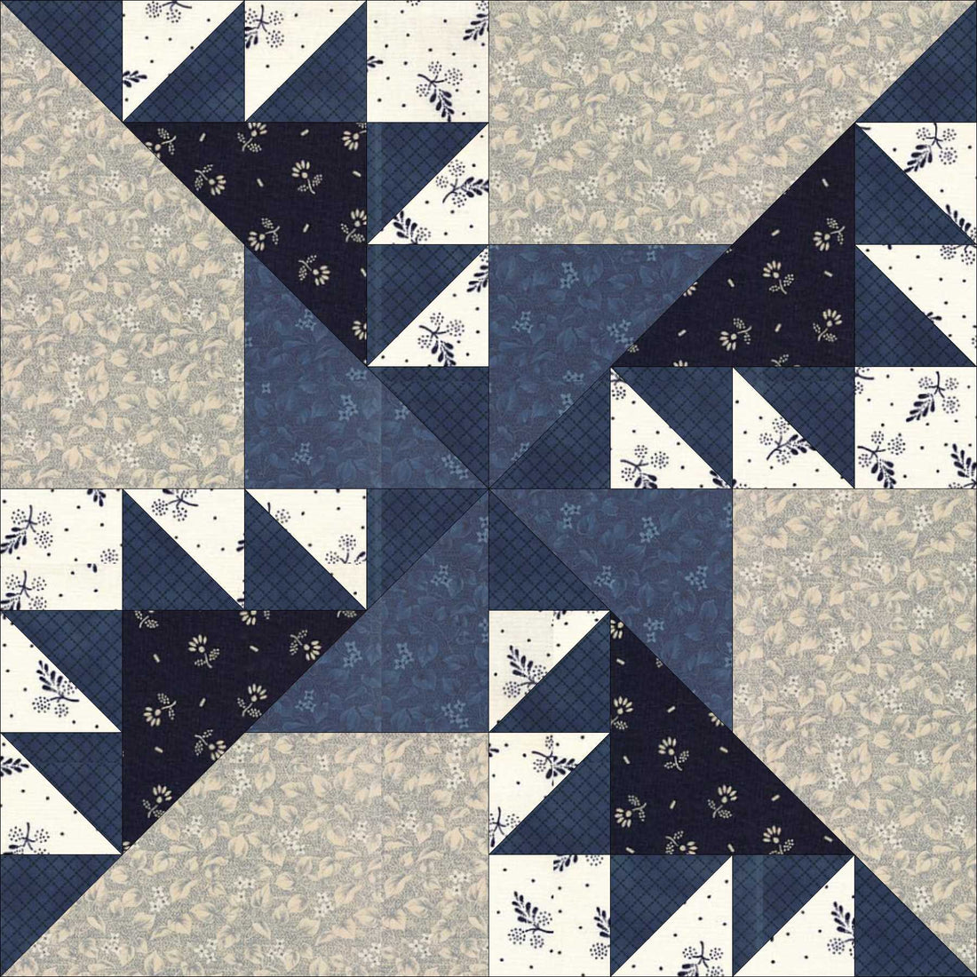 Kansas Troubles quilt block pattern — a step-by-step quilting tutorial using half-square triangles in a classic checkerboard arrangement
