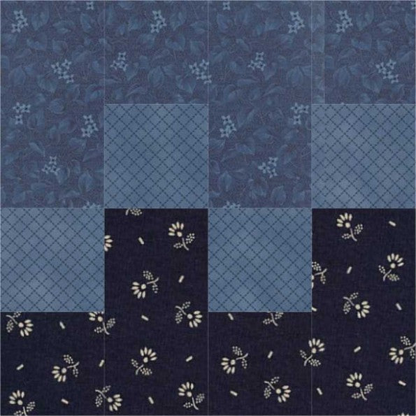 Mountains Bargello quilt block pattern — a step-by-step quilting tutorial featuring Bargello strip piecing and nine patch techniques