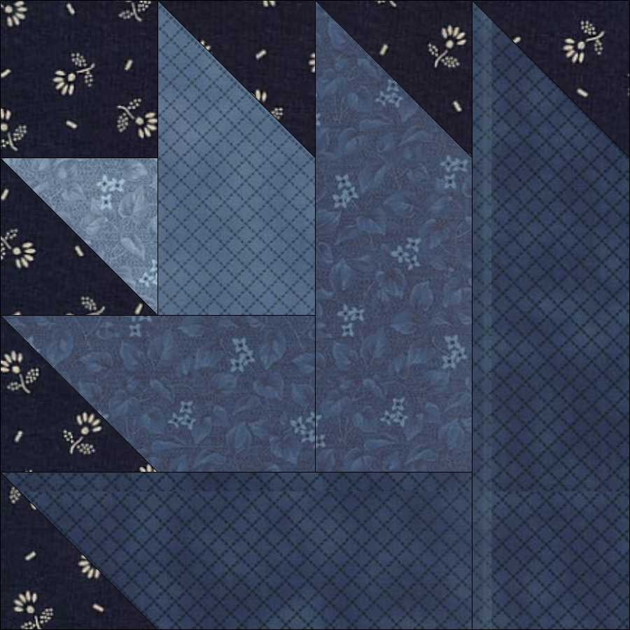 Pineapple Plant quilt block pattern — a step-by-step quilting tutorial using squares, rectangles, and half-square triangles to create a bold pineapple plant design