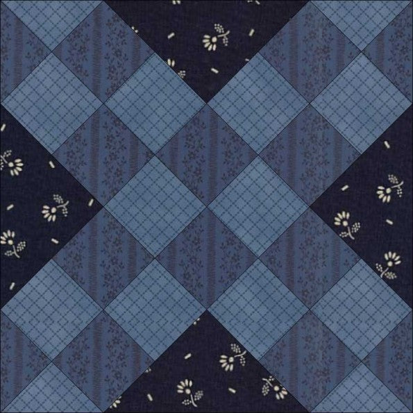 Sarah's Favourite quilt block pattern — a step-by-step quilting tutorial combining four-patch units and two-color strips into a charming balanced design