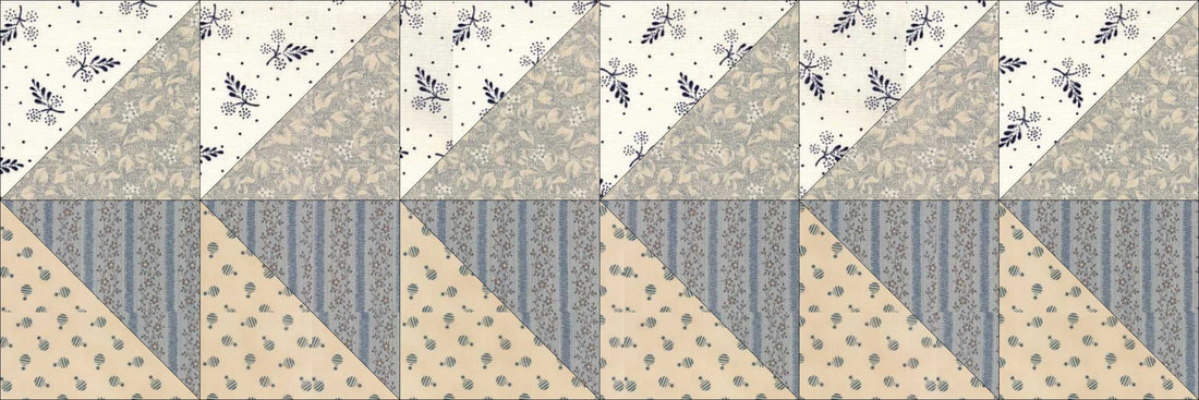 Sawtooth quilt block pattern — a step-by-step quilting tutorial using half-square triangles to create a bold zigzag design