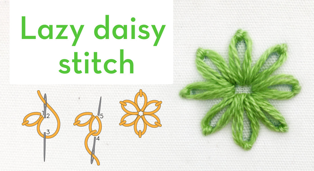Mastering the Lazy Daisy Stitch: A Step-by-Step Guide for Embroidery Beginners