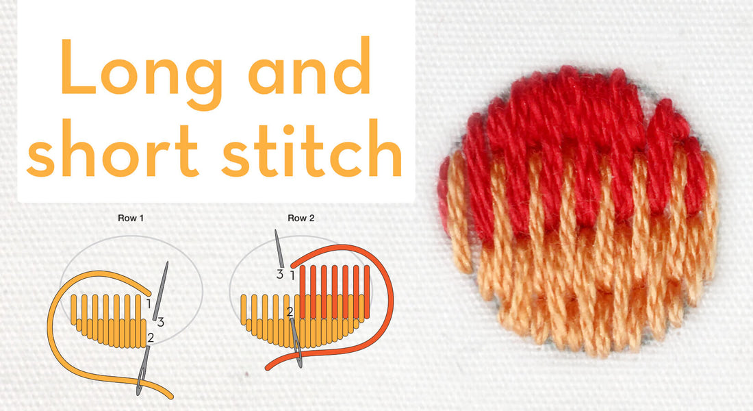 Mastering the Long and Short Stitch: A Step-by-Step Guide for Embroidery Enthusiasts