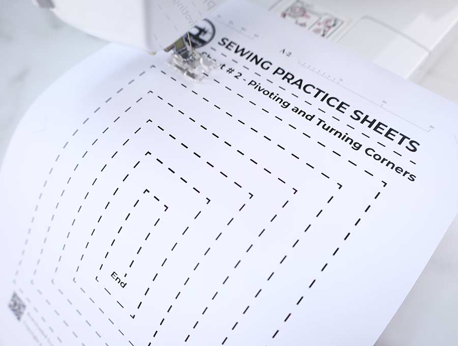 Guide to Machine Stitching: Mastering Straight, Square &amp; Curved Lines