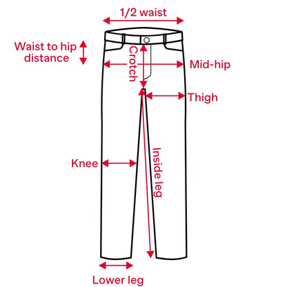How to measure a pair of pair of pants