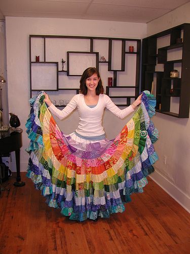 Turn Your Quilt Into A Skirt With Pockets