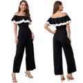 Jumpsuit Giving A Feminine Silhouette And Side Pockets