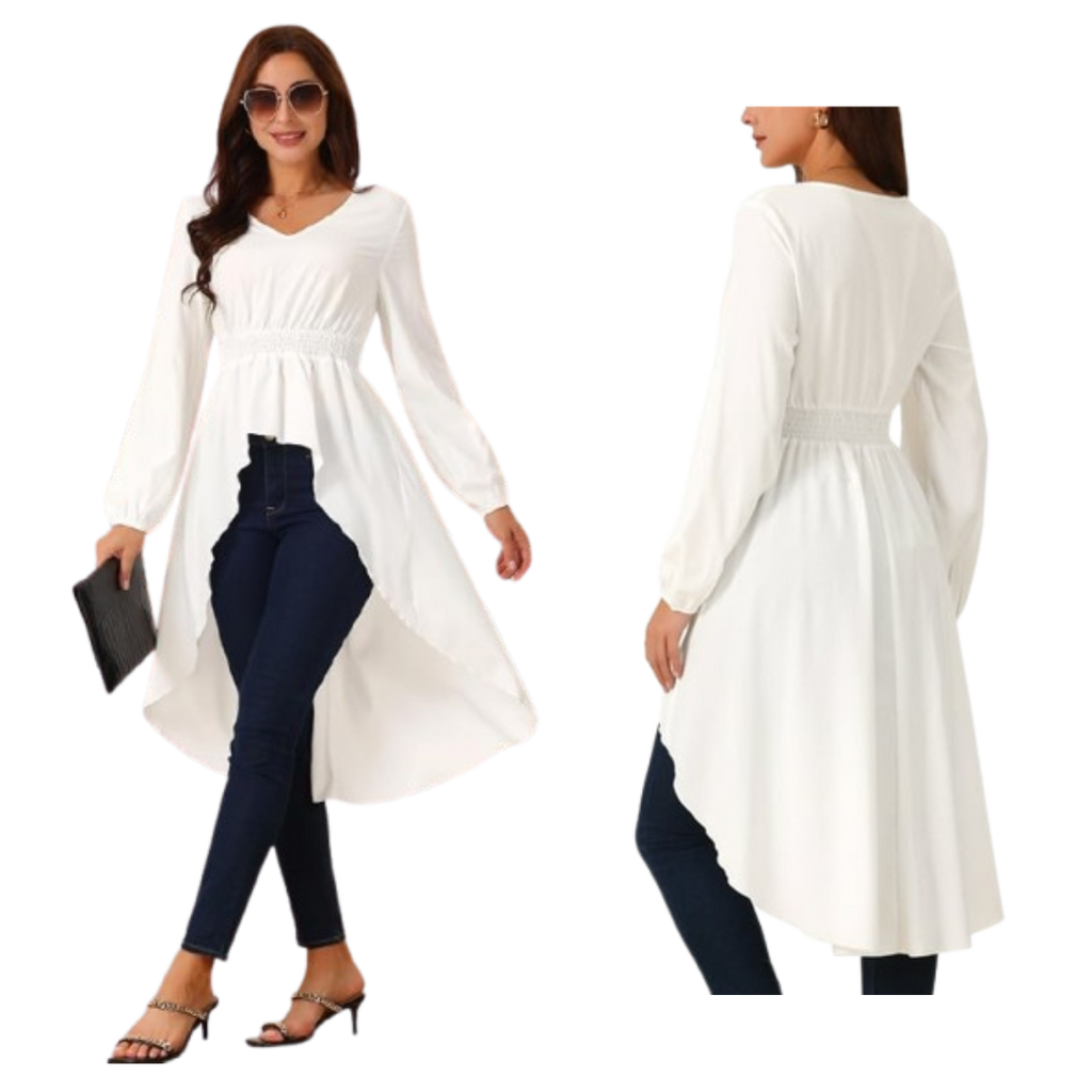 Long Sleeve High Low Top