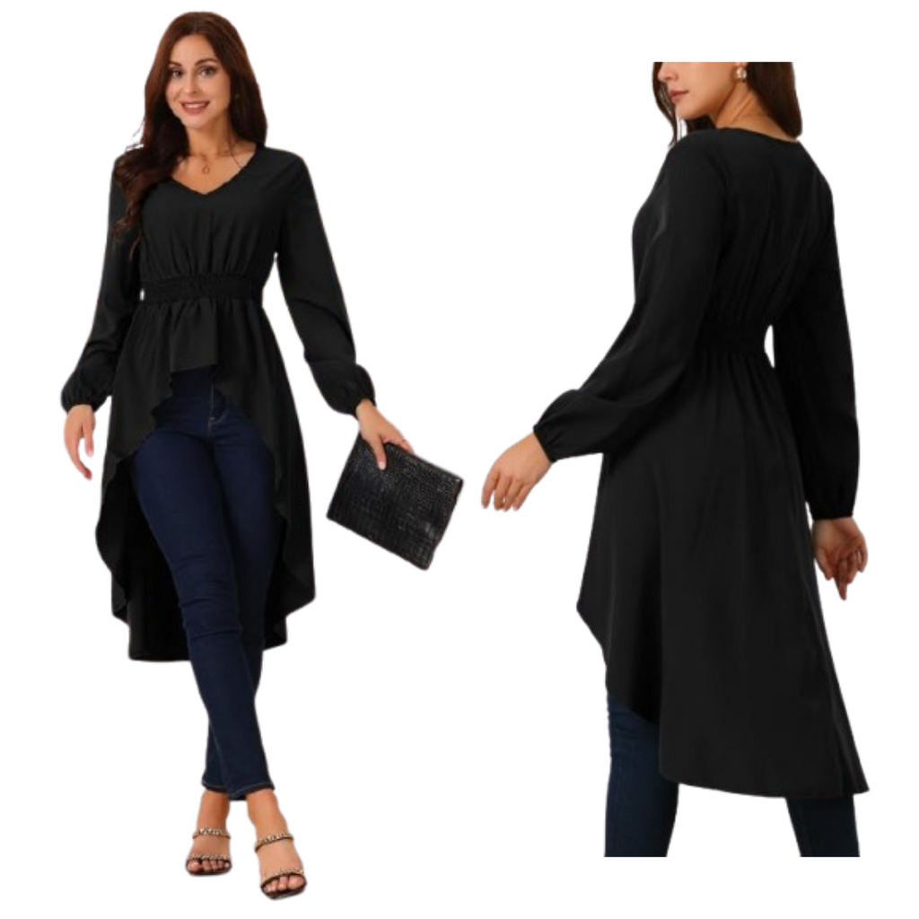 Long Sleeve High Low Top