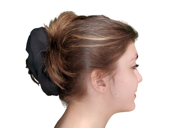 These durable scrunchies can store several small items at once. They’re the perfect size to hold a cell phone, spare keys, makeup, cash, bank cards, jewelry and more. Hide your valuables in plain sight. They will never know it was in there. The zipper is 7 inches long when closed, and the entire scrunchie is the pocket. If it fits through the zipper it will fit. Super unique and durable, the perfect gift.