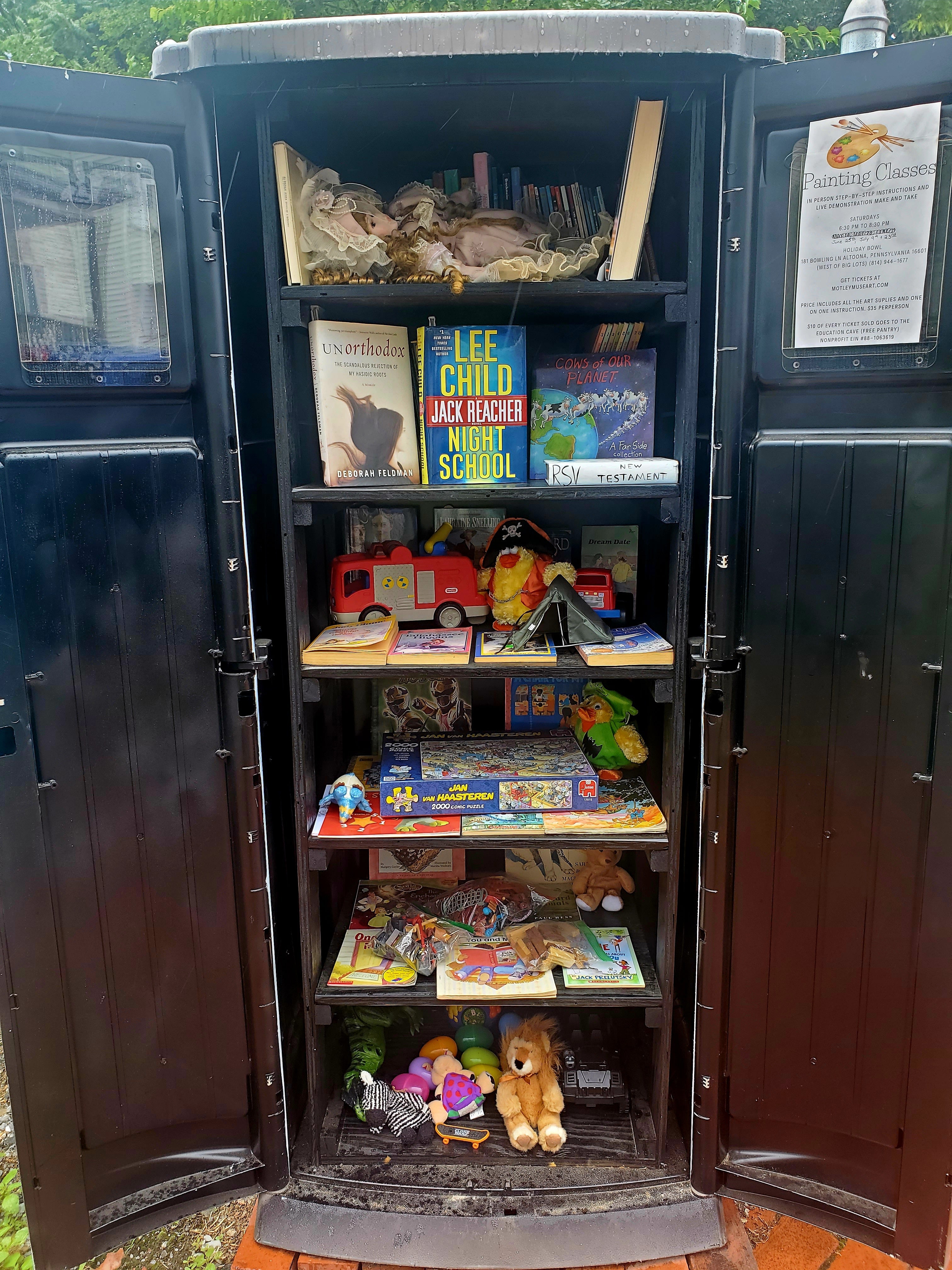 Everything in this toy box is free. All the items inside are education related with new items being added regularly. Take what you need, give what you can.